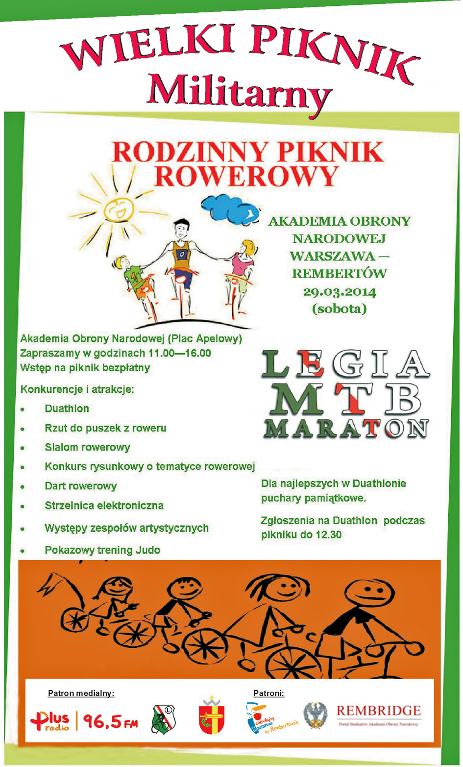 Piknik Rowerowy - plakat